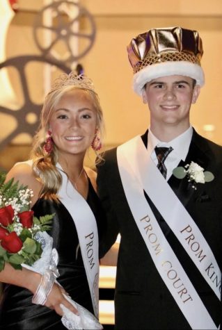 Prom king and Queen Jackson Wildinger and Brooke walker 